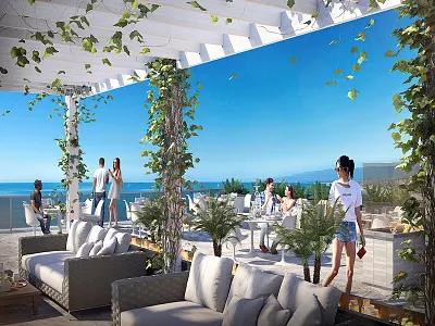 Residential complex Morevidovo 3d 3dsmax coronarender exterior render rendering