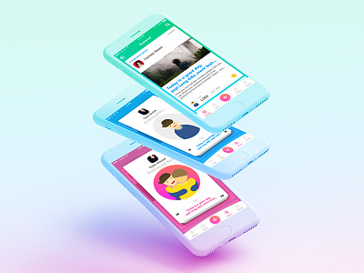 ReachOut - Concept App mobile design mobile ui social network ui ui design