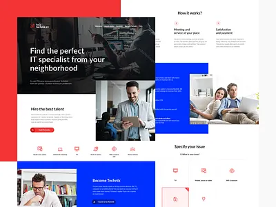 IT specialists fix hardware helpdesk it microsite project service specialists startup technology