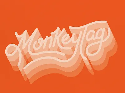 Type Exploration 03 | MonkeyTag design exploration lettering monkeytag type