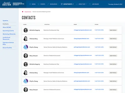 MCCA Intranet | Org Chart directory intranet orgchart