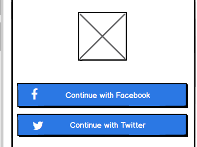 Trove Login And Signup login and signup low fidelity wireframe