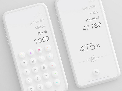 Calculator app with voice recognition calculator dailyui recognition voice