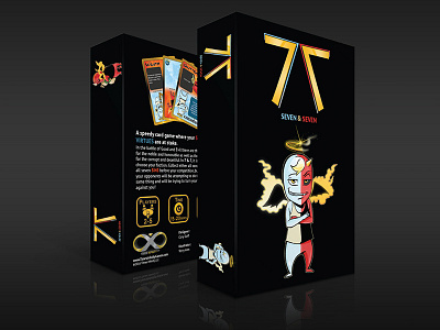 7 & 7 board game card game component design game design graphic design layout product design social media