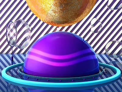 RANDOMZZ 3d bubbles c4d color digital pattern sphere