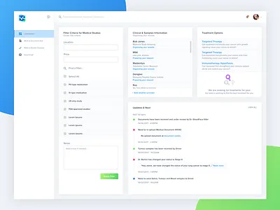 Medical Dashboard dashboard medical medical dashboard minimal web web ui