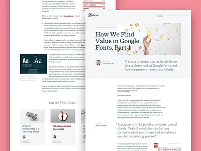 Sidecar Typography blog sidecar typography ui web design website