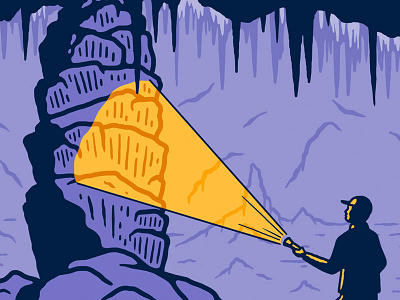Carlsbad Caverns National Park carlsbad caverns illustration national park sendero