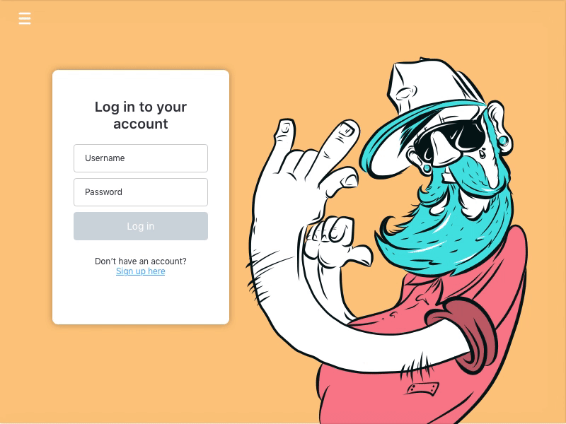 Daily UI #1 - Sign Up clean download free template illustration page sign up sketch uiux user interface website yellow