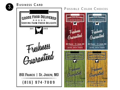 Good Food Delivered Brand Development branding development logo