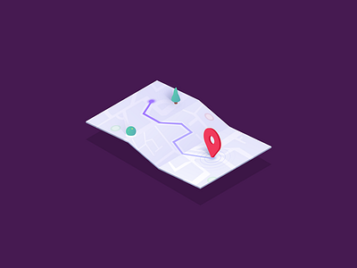 Isometric Icon icon illustration isometric map sketch