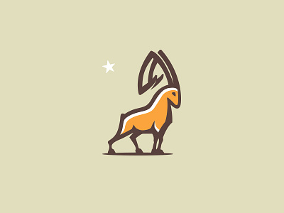 Ibex logo animal bow clothing hunt hunting ibex logo male goat male sheep mark outdoor ram