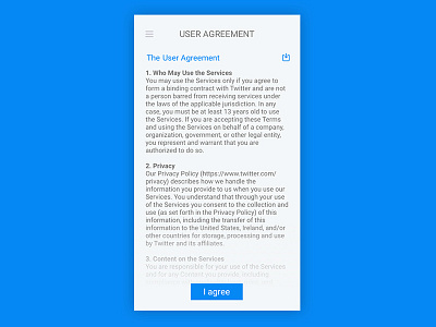 Terms Of Service / Daily UI #089 089 accept concept contract dailyui of policy privacy service terms ui ux