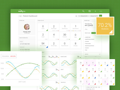 MatrixHub - An Advanced Healthcare System admin panel backend clean ui colors dashboard doctor patient system flat healthcare medical mobile application software web application