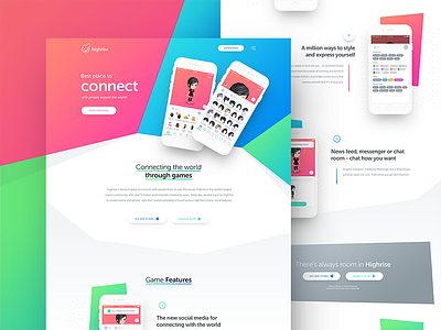 Highrise design drawingart game highrise ios iphone network social ui ux web website