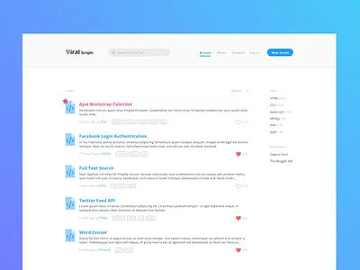 Viral Scripts homepage landing landing page page redesign splash ui ux web website