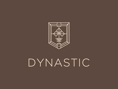 Dynastic Logo brand darencurtis design family history lineage logo name strong symbol