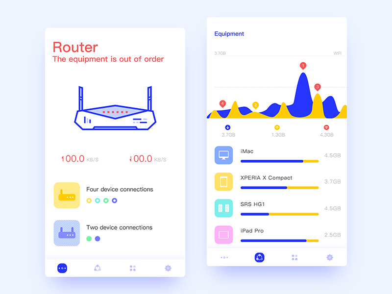 Router App by Yingchih for DCU on Dribbble