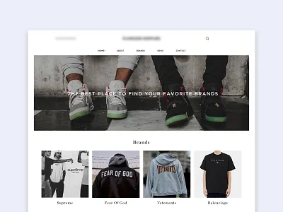 Fashion Platform blog clean fashion grid instagram minimal photography platform shop ui ux website
