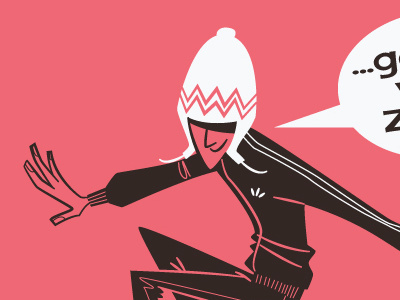 Good Vibe Zone adobeillustrator cartoonmodern dance funk happy jamiroquai jk midcentury music spacecowboy vector