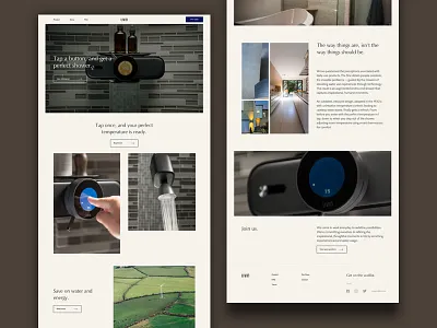 Livin Site & Brand Design brand ecommerce hardware homepage logo online store smart product type website