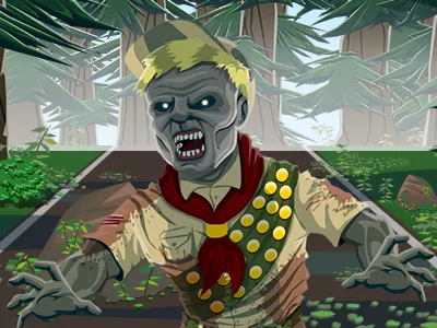 Boyscout Zombie boyscout deadlane mugames zombie