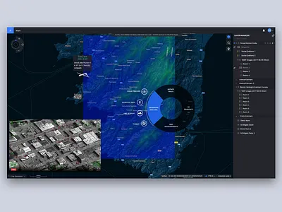 Thumbnail Video View dashboard data gis information interaction layer map uav ui ux web