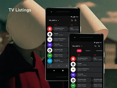 TV Listings listings movies network shows slider tv