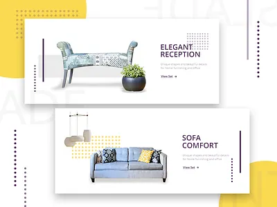 Slade Template clean furniture homepage interior landing minimal page product ui ux webdesign website