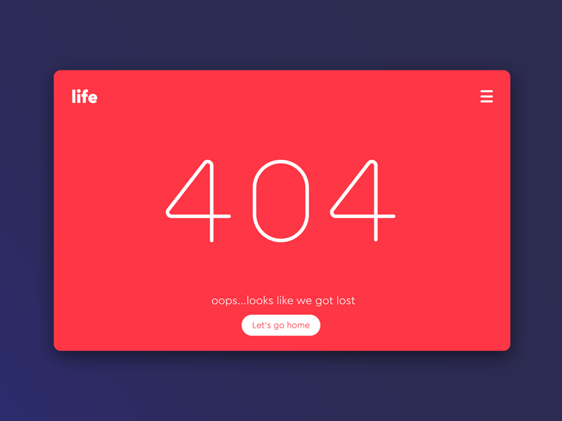 #008 404 Page 008 100 days of ui 404 after effects life