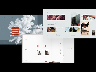 Ari Extras — 002 big type concept design grid hero menu system typography ui web