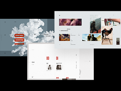 Ari Extras — 002 big type concept design grid hero menu system typography ui web