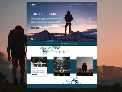 DON'T BE BASIC design ui ui design ux web design