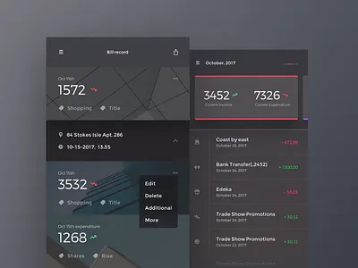 UI exercises #15/100 app blog clean colors grid jadon7 minimalism scheduling typography