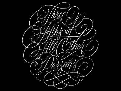 All Other Persons Vector cartouche constitution flourishes handlettering lettering swashes vector