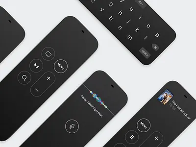 Apple Remote with Oled Display apple concept oled remote