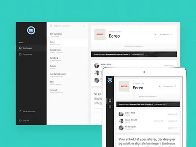 Progressive Web App dashboard pwa tablet webapp