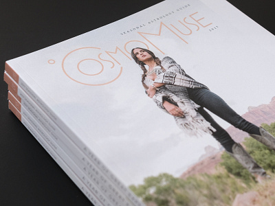 CosmoMuse Seasonal Guide art direction astrology editorial design magazine print yearly guide
