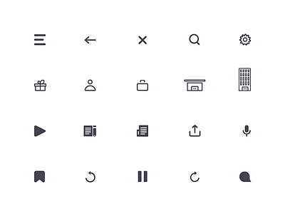 Icons & Illustration – Cassette app branding design flat illustration ios mobile product sketch ui ux vector