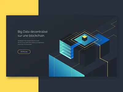 Hero Image for Datarium abstraction contract cube flat hero image icons illustration illustrator sketch