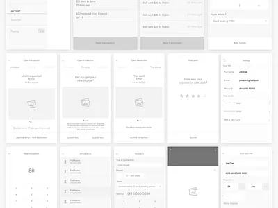 Midzi Wireframes app iphone midzi product sketches ux wireframes