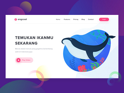 Hero illustration android clean desktop header illustration ios mobile sea video website