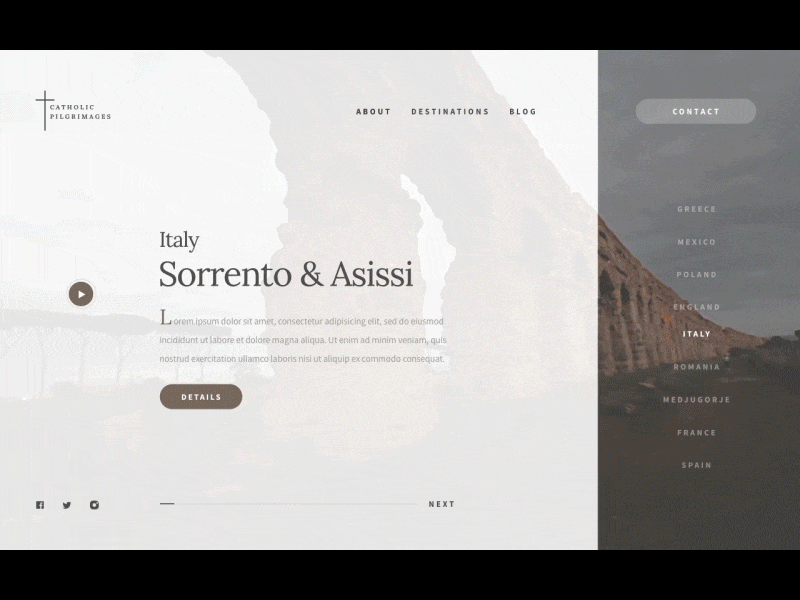 Example of Concept Catholic Pilgrimages