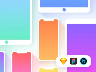 Ultimate Designer Mockup Pack 1.1 black clean design minimal mockup template ui ux white