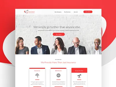 Colony West Hompage homepage landing page marketing marketing site product sections site design user interface web web design web page website