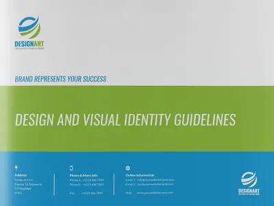 Brand Manual Template brand business company corporate design guide identity logo manual