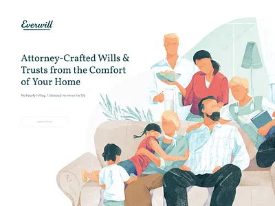 Illustration for the Everwill (part 2) character download freebies gradient header hero icons illustration ios noise texture web