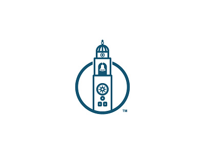 Dubrovnik Bell Tower architecture bell tower brand building croatia dubrovnik hrvatska ilustration logo minimal