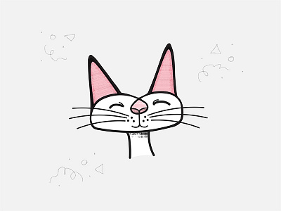 Cat brushes cat design illustration shape texture vector