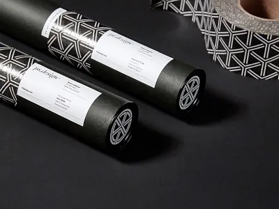 PS Design Brand Identity branded tape branding graphic design mailing tubes print design ps design ps design company visual identity